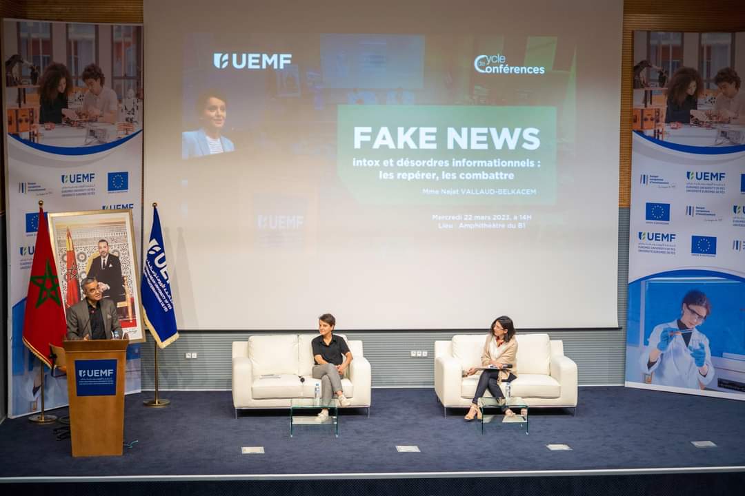 « Fake news, intox et désordres informationnels : les repérer, les combattre » : conférence de Mme Najat Vallaud Belkacem