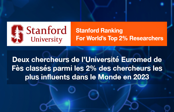 Stanford Ranking for World’s Top 2% Researchers
